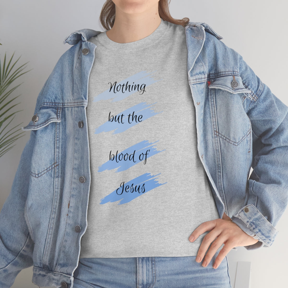 "Nothing But the Blood" Unisex Heavy Cotton Tee