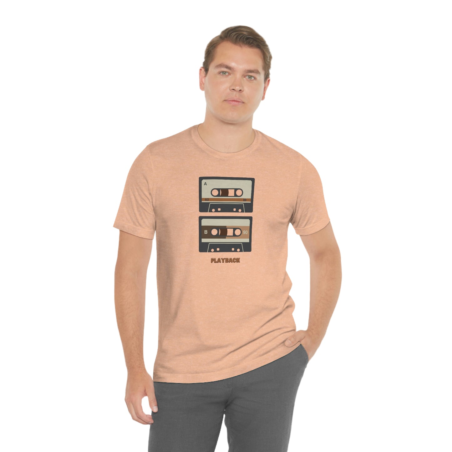 "Playback" Unisex Jersey Short Sleeve Tee