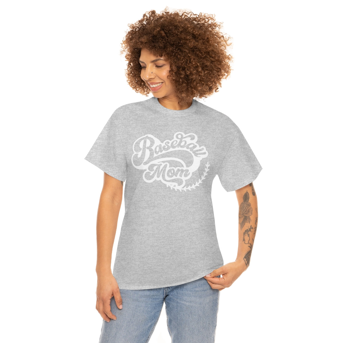 "Baseball Mom" Unisex Heavy Cotton Tee