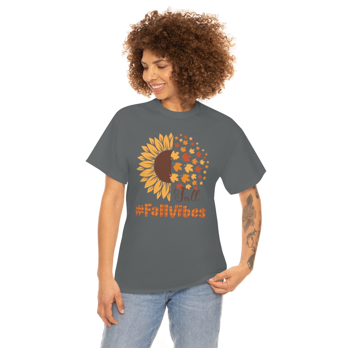 "#FallVibes" Unisex Heavy Cotton Tee
