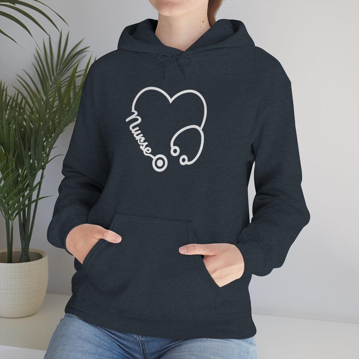 "Nurse" Unisex Heavy Blend™ Hooded Sweatshirt