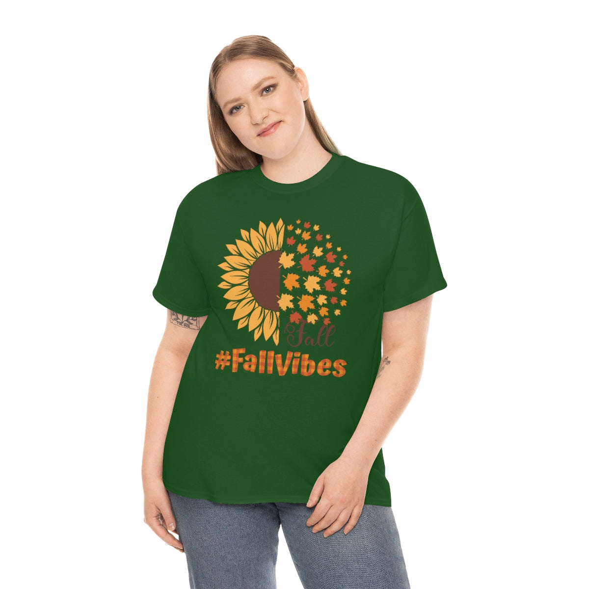 "#FallVibes" Unisex Heavy Cotton Tee