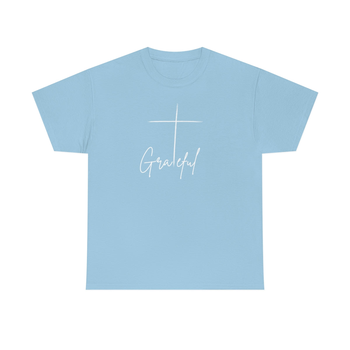 "Grateful Cross" Unisex Heavy Cotton Tee