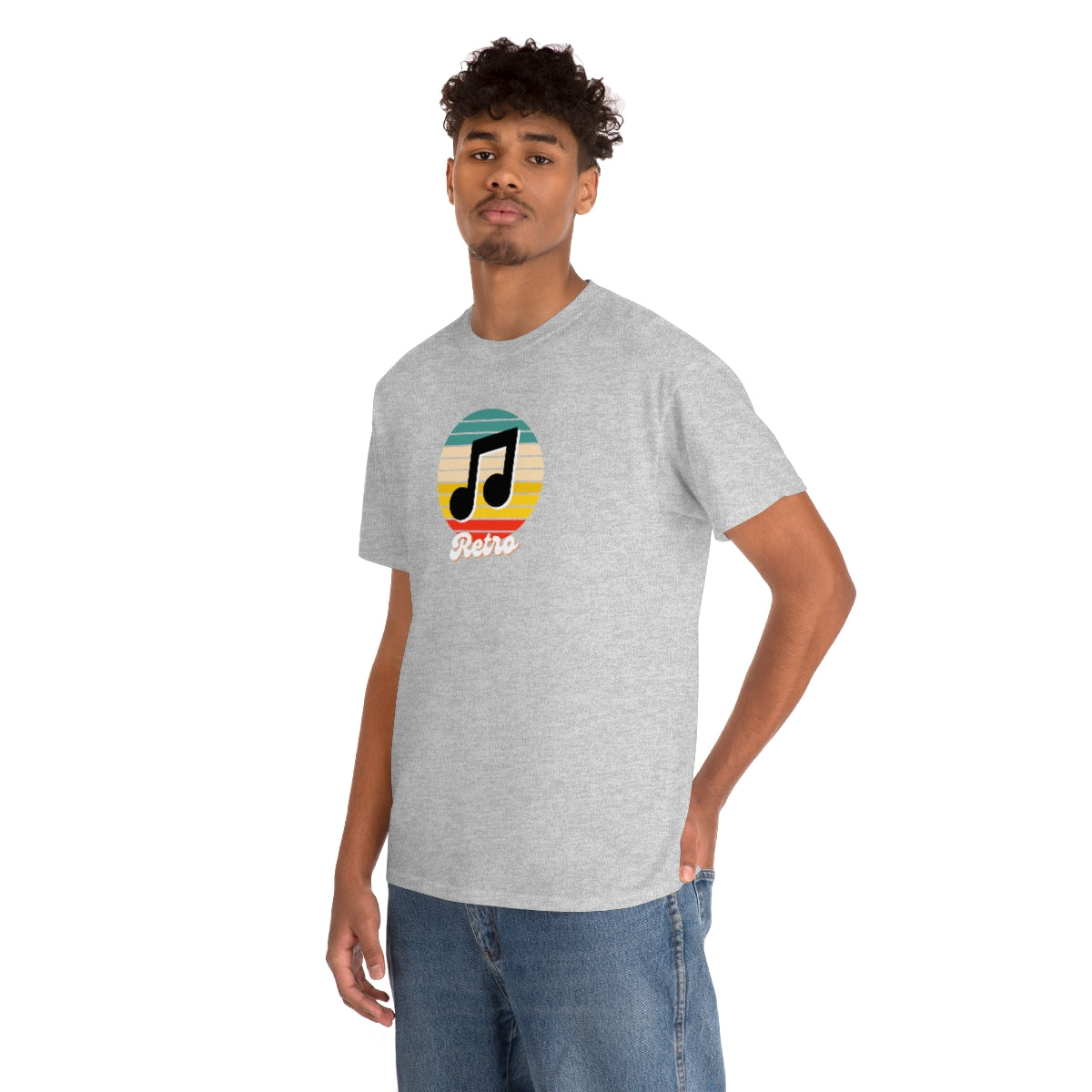 "Retro" Unisex Heavy Cotton Tee