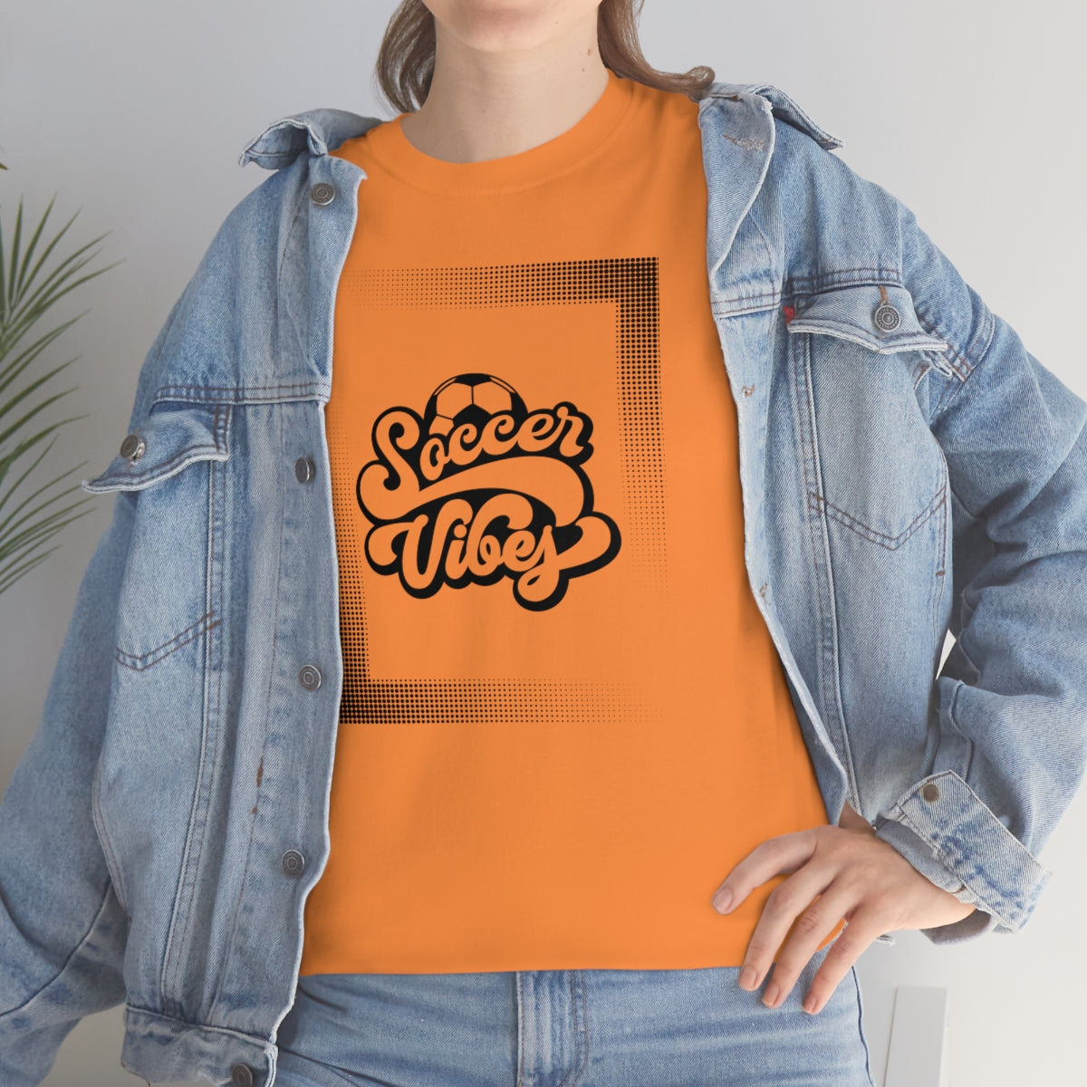 "Soccer Vibes" Unisex Heavy Cotton Tee