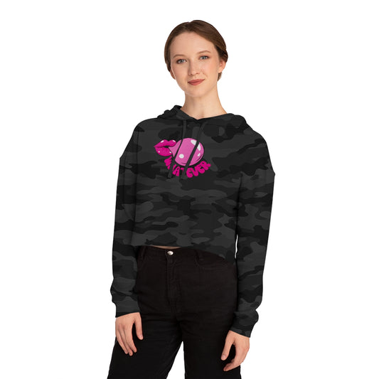"Whatever" Women’s Cropped Hooded Sweatshirt