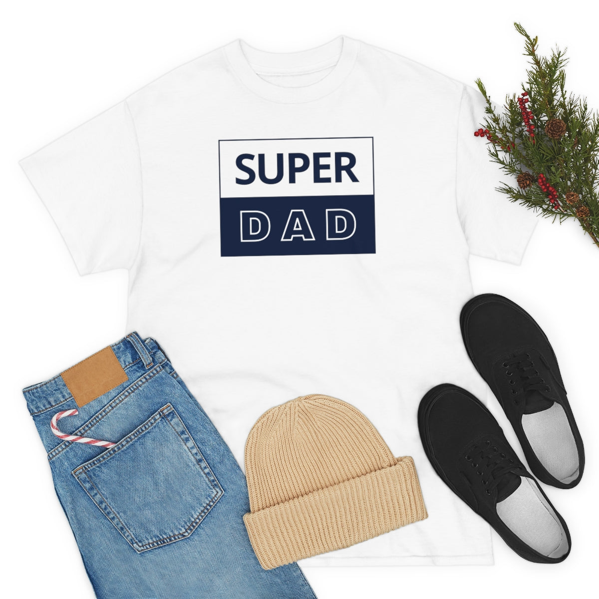 "Super Dad" Unisex Heavy Cotton Tee