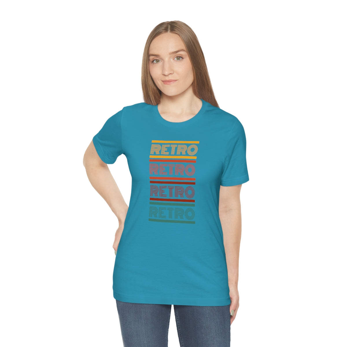 Retro Unisex Jersey Short Sleeve Tee