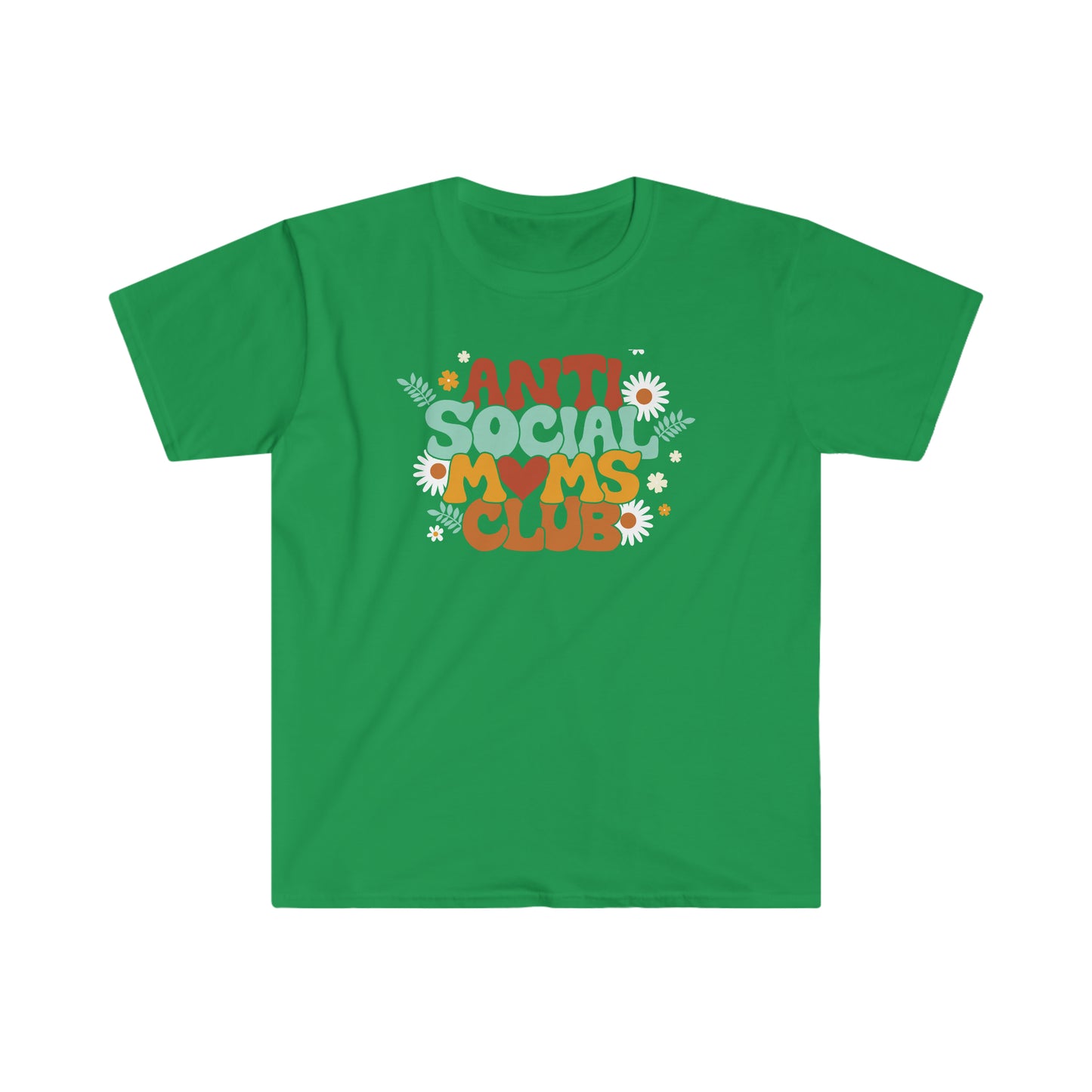 "Anti Social Moms Club" Unisex Softstyle T-Shirt
