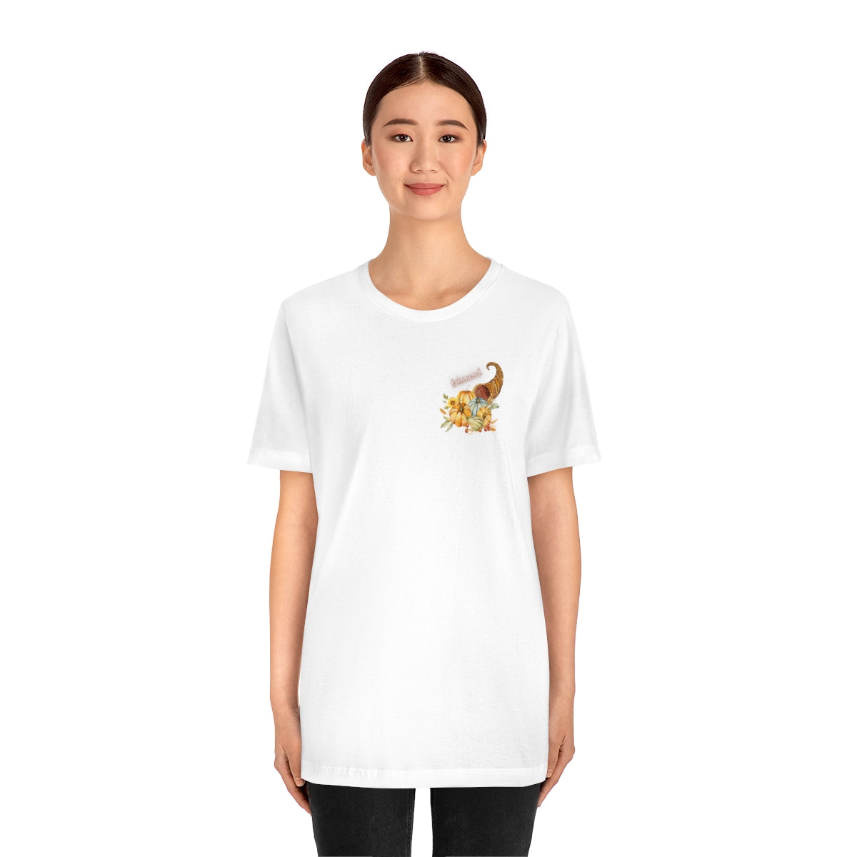 "Thankful And Blessed" Unisex Jersey Short Sleeve Tee