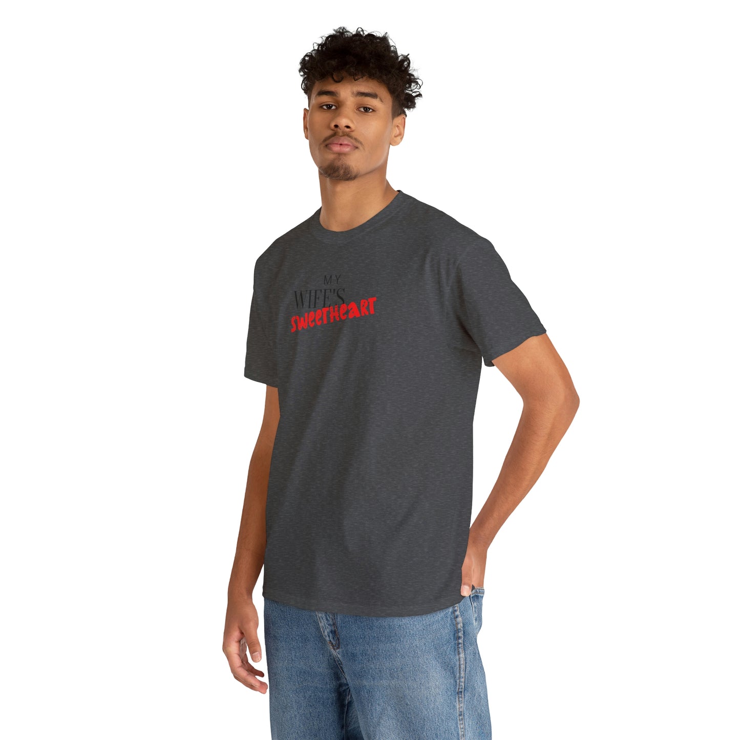 "My Wife's Sweetheart" Unisex Heavy Cotton Tee