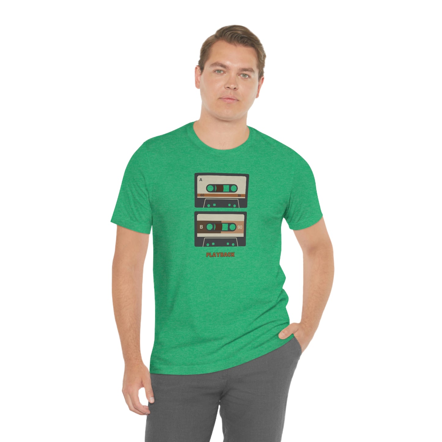 "Playback" Unisex Jersey Short Sleeve Tee