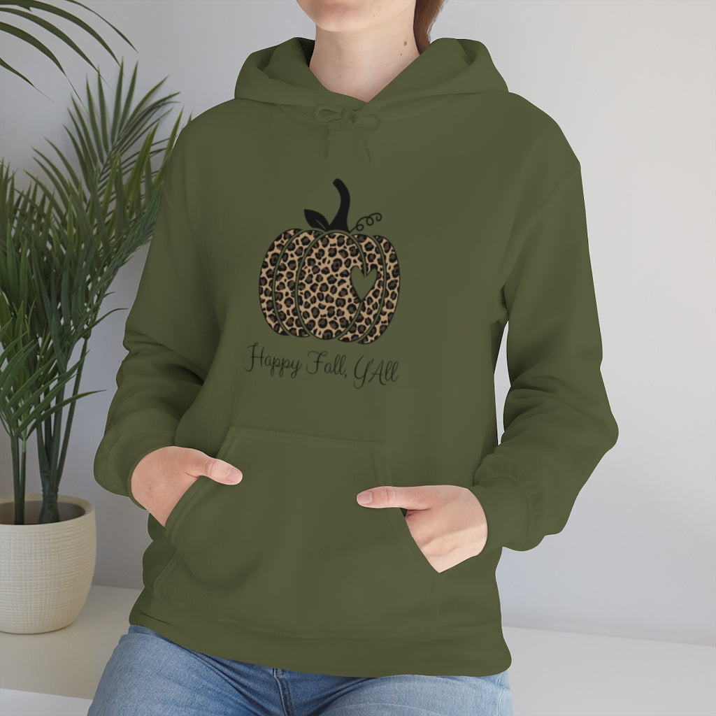Happy Fall Y'all Unisex Heavy Blend™ Hooded Sweatshirt