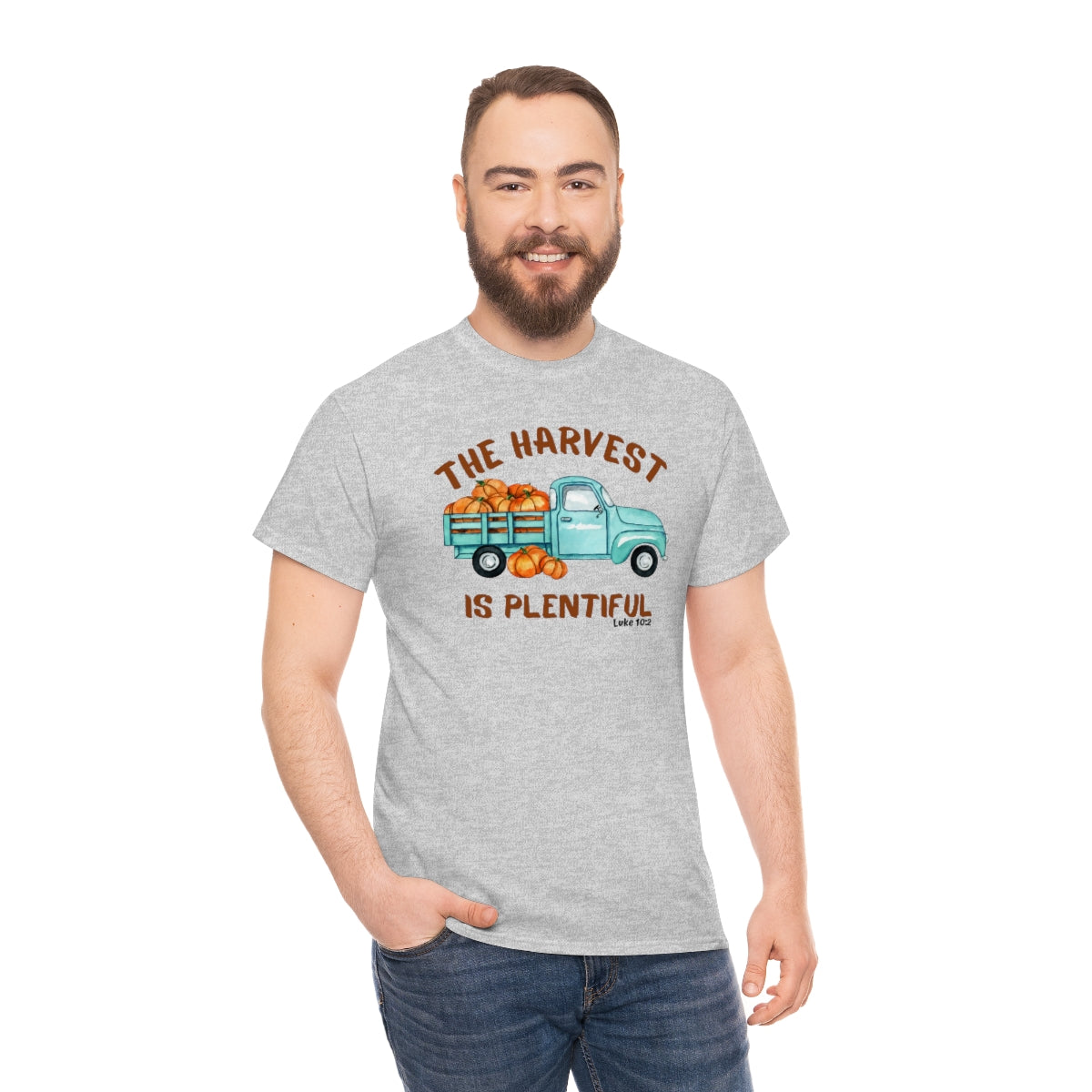 The Harvest is Plentiful Unisex Heavy Cotton Tee