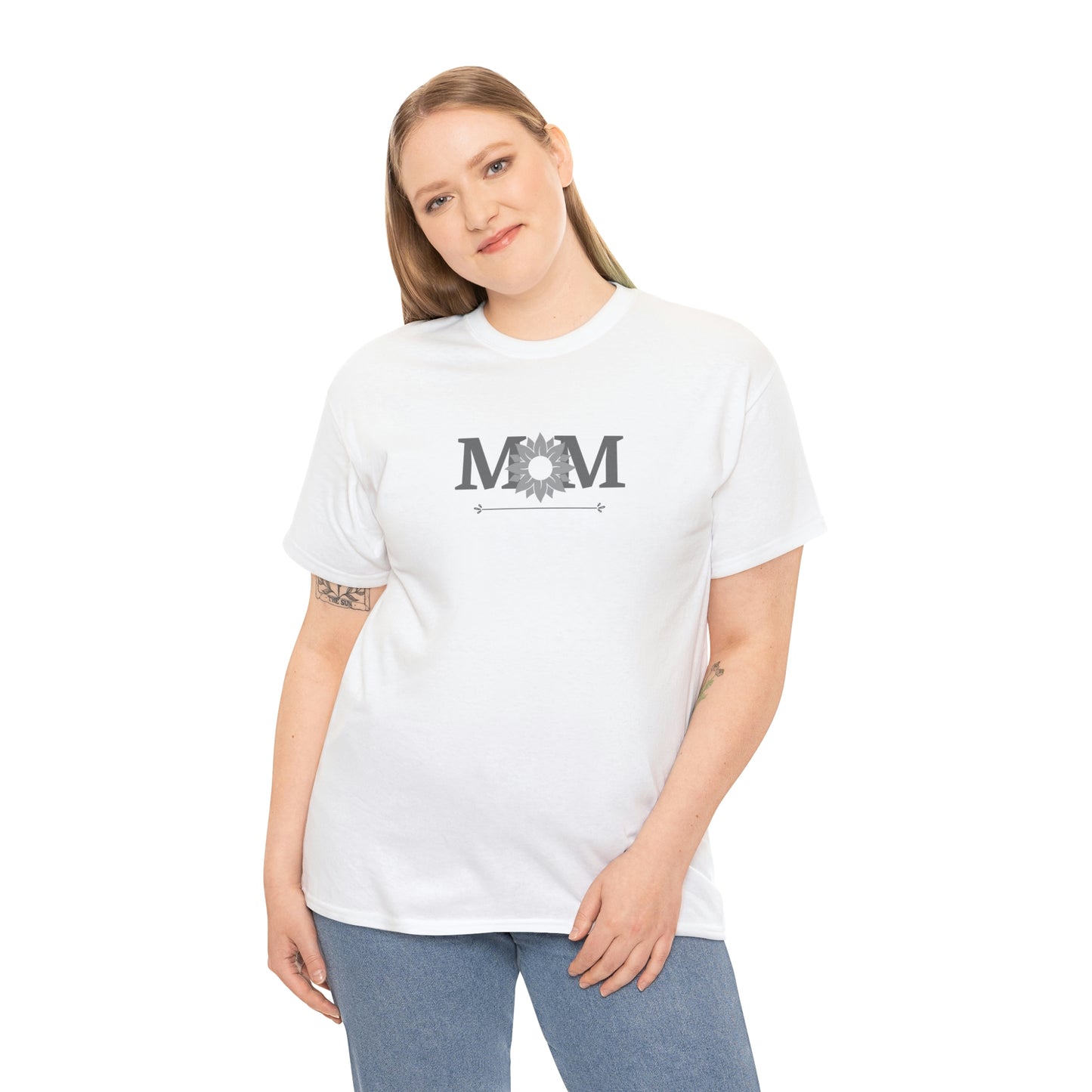 "Mom" Unisex Heavy Cotton Tee