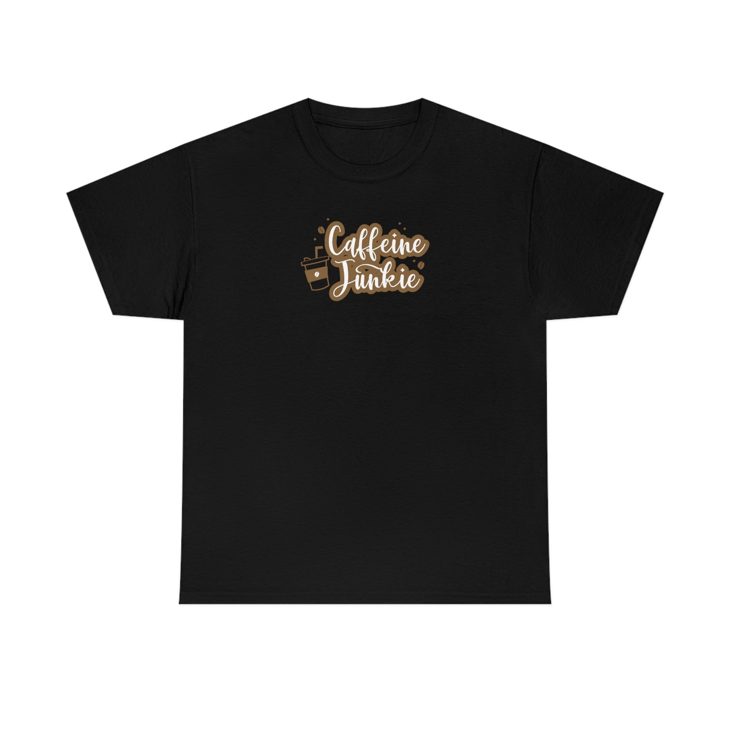 "Caffeine Junkie" Unisex Heavy Cotton Tee