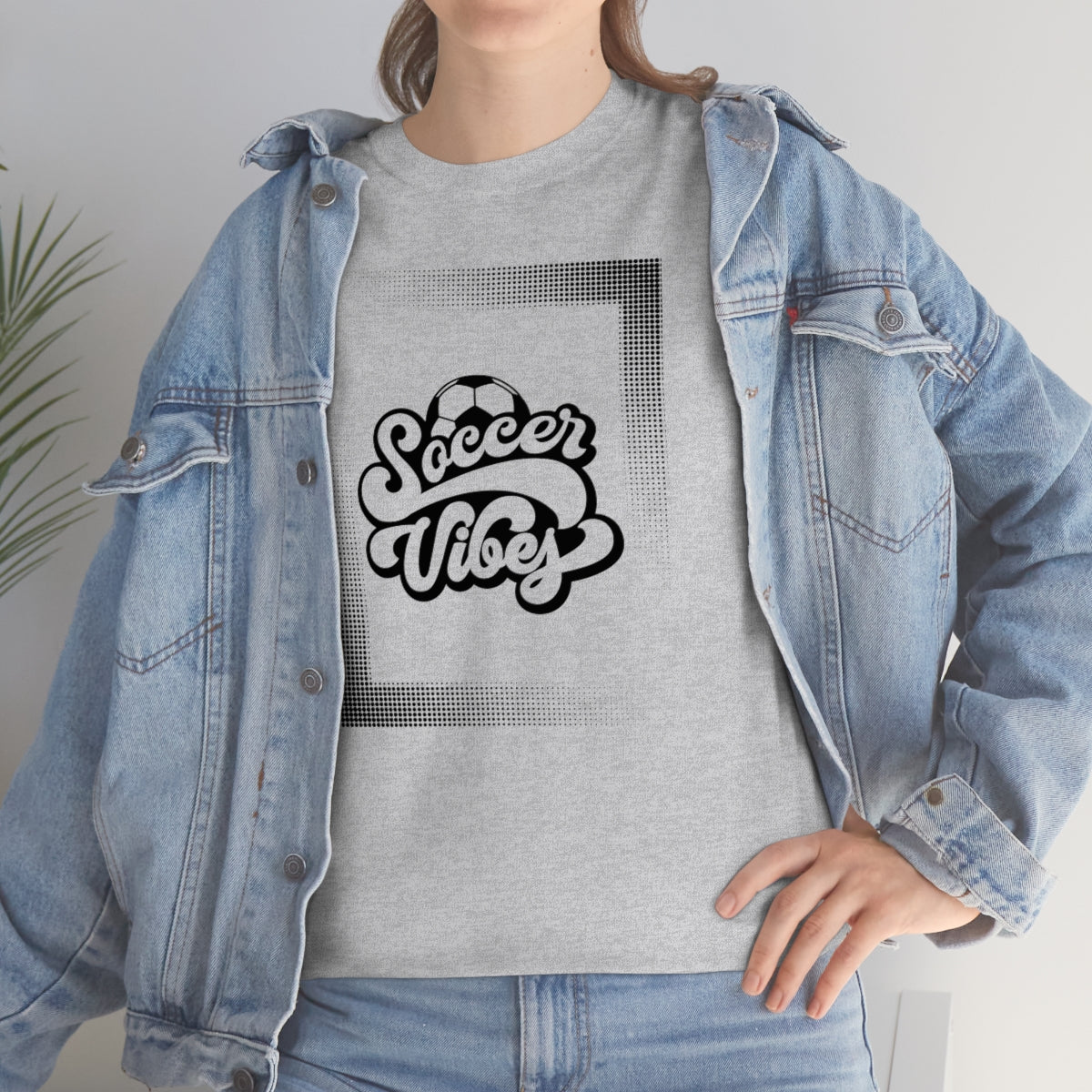 "Soccer Vibes" Unisex Heavy Cotton Tee