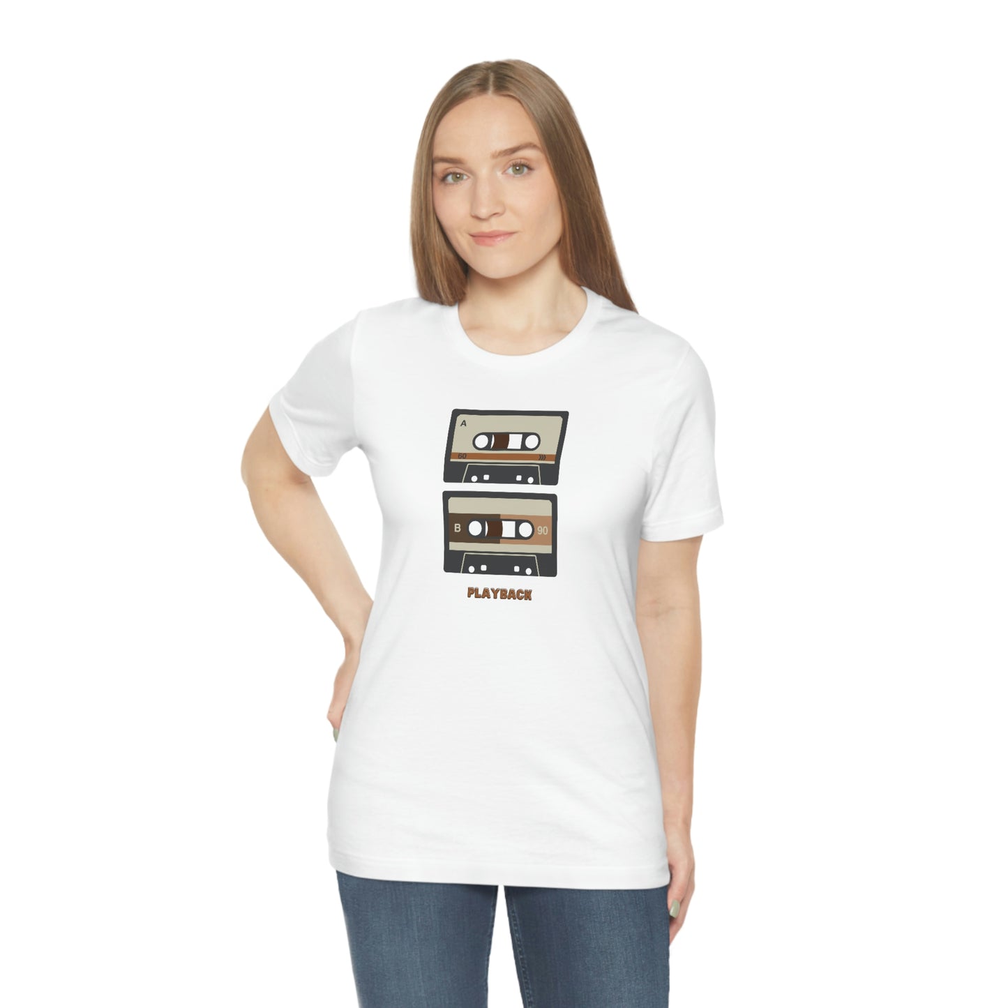 "Playback" Unisex Jersey Short Sleeve Tee