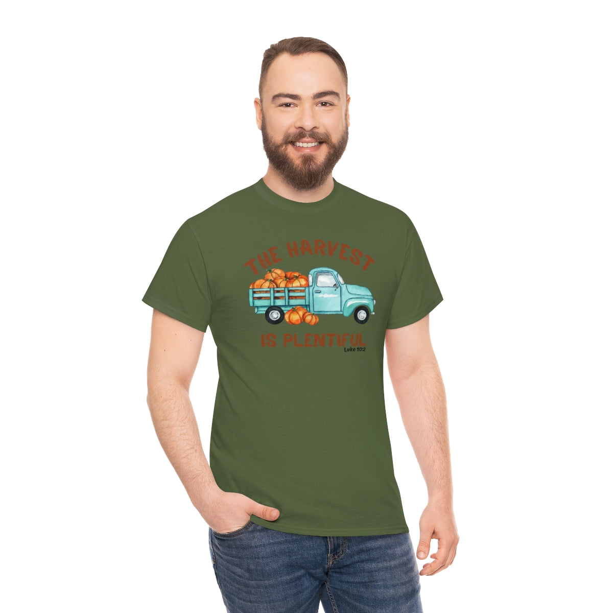 The Harvest is Plentiful Unisex Heavy Cotton Tee