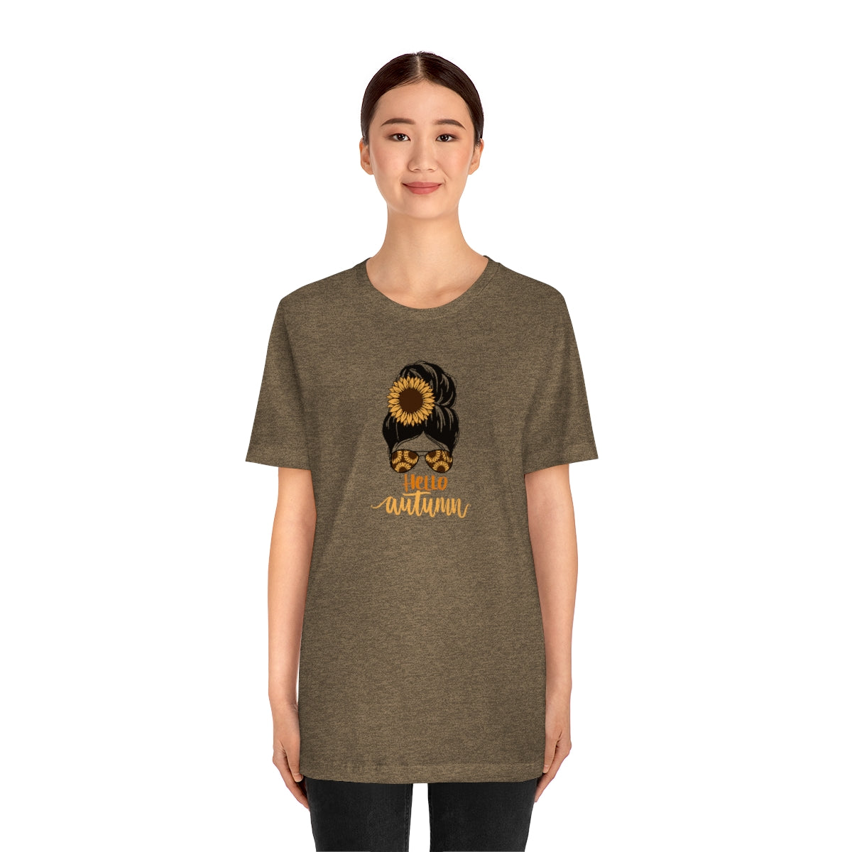"Hello Autumn" Unisex Jersey Short Sleeve Tee