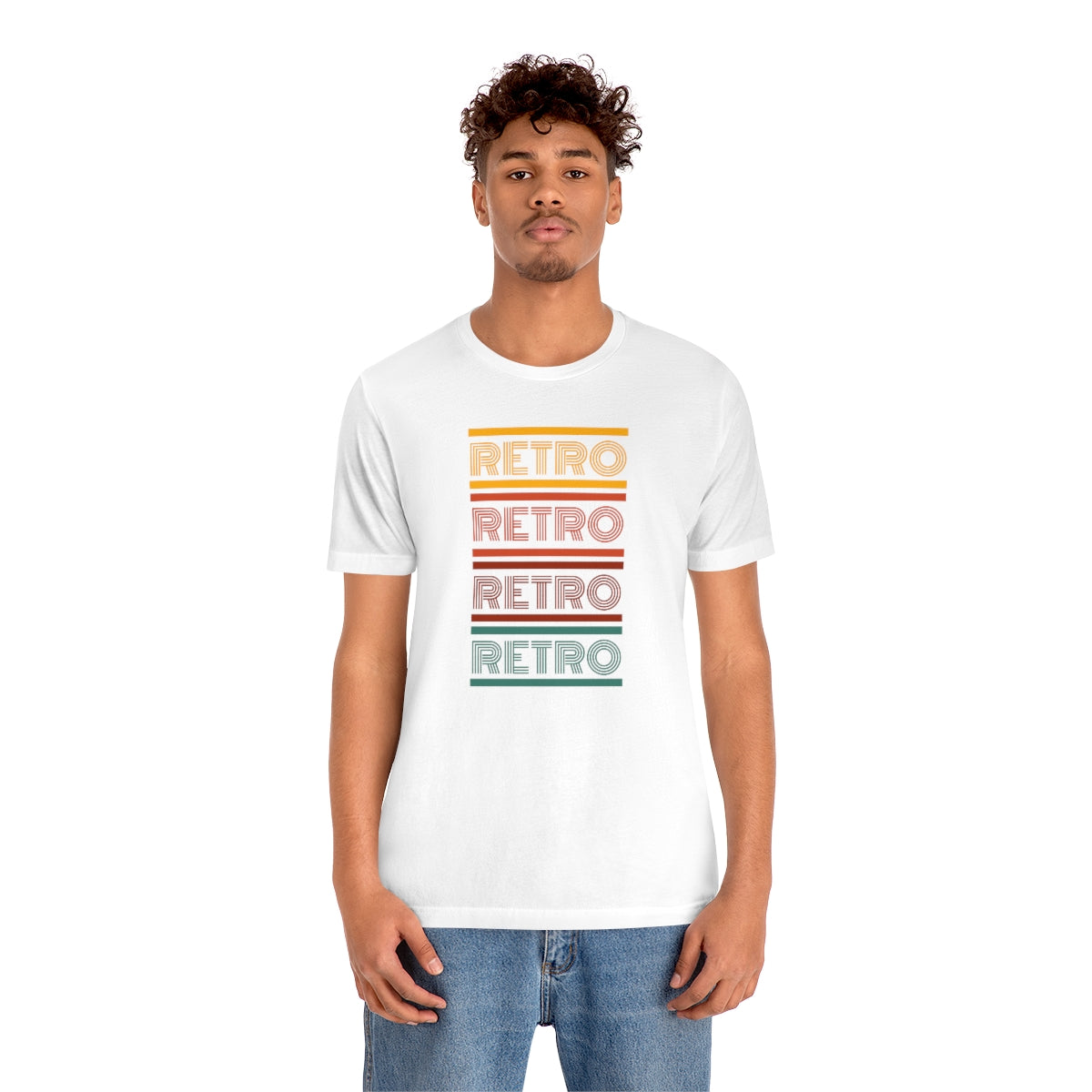 Retro Unisex Jersey Short Sleeve Tee