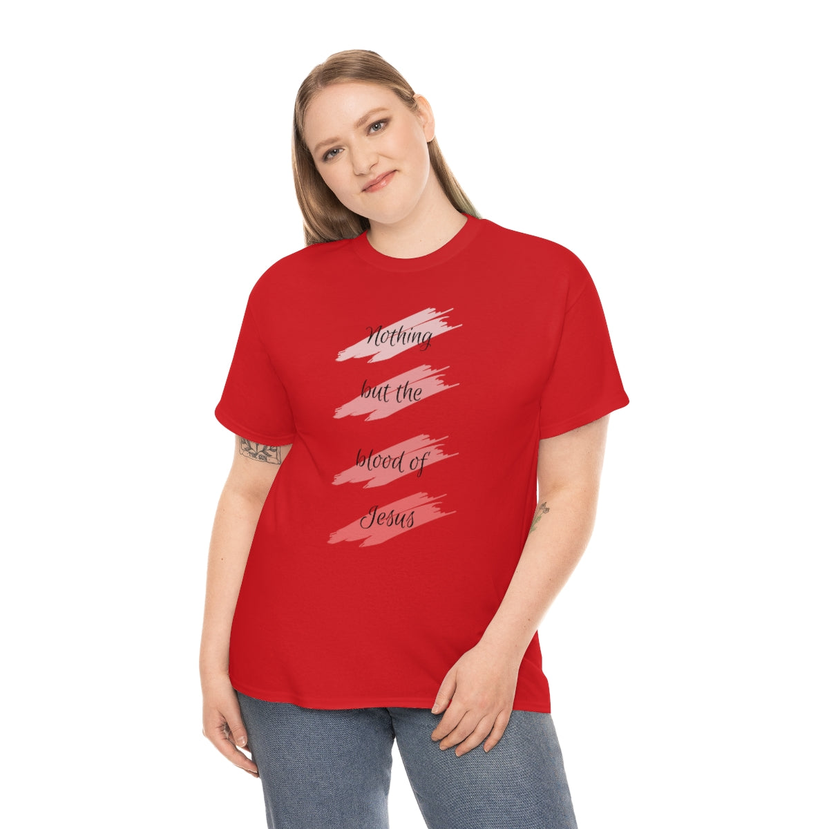 "Nothing But the Blood" Unisex Heavy Cotton Tee