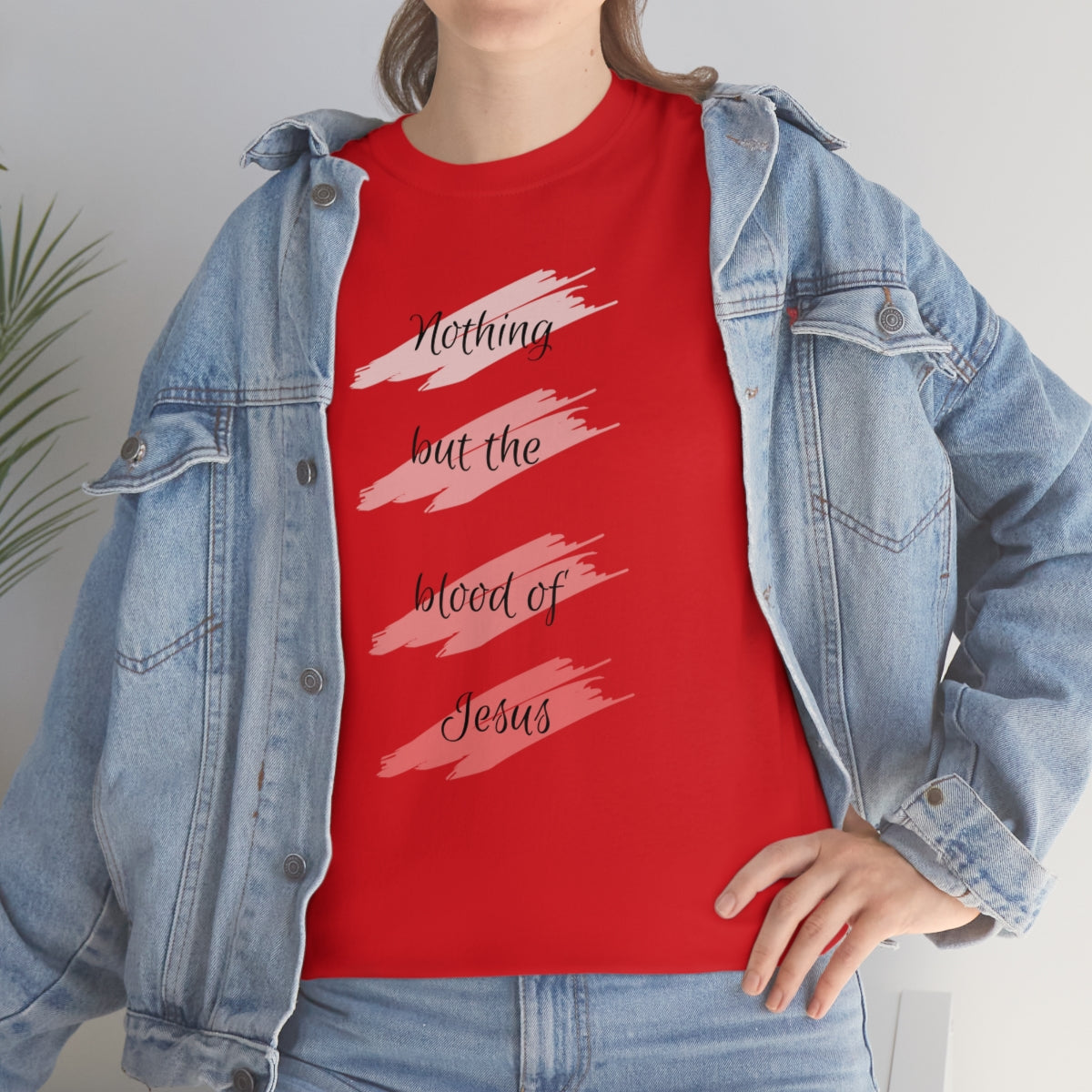"Nothing But the Blood" Unisex Heavy Cotton Tee