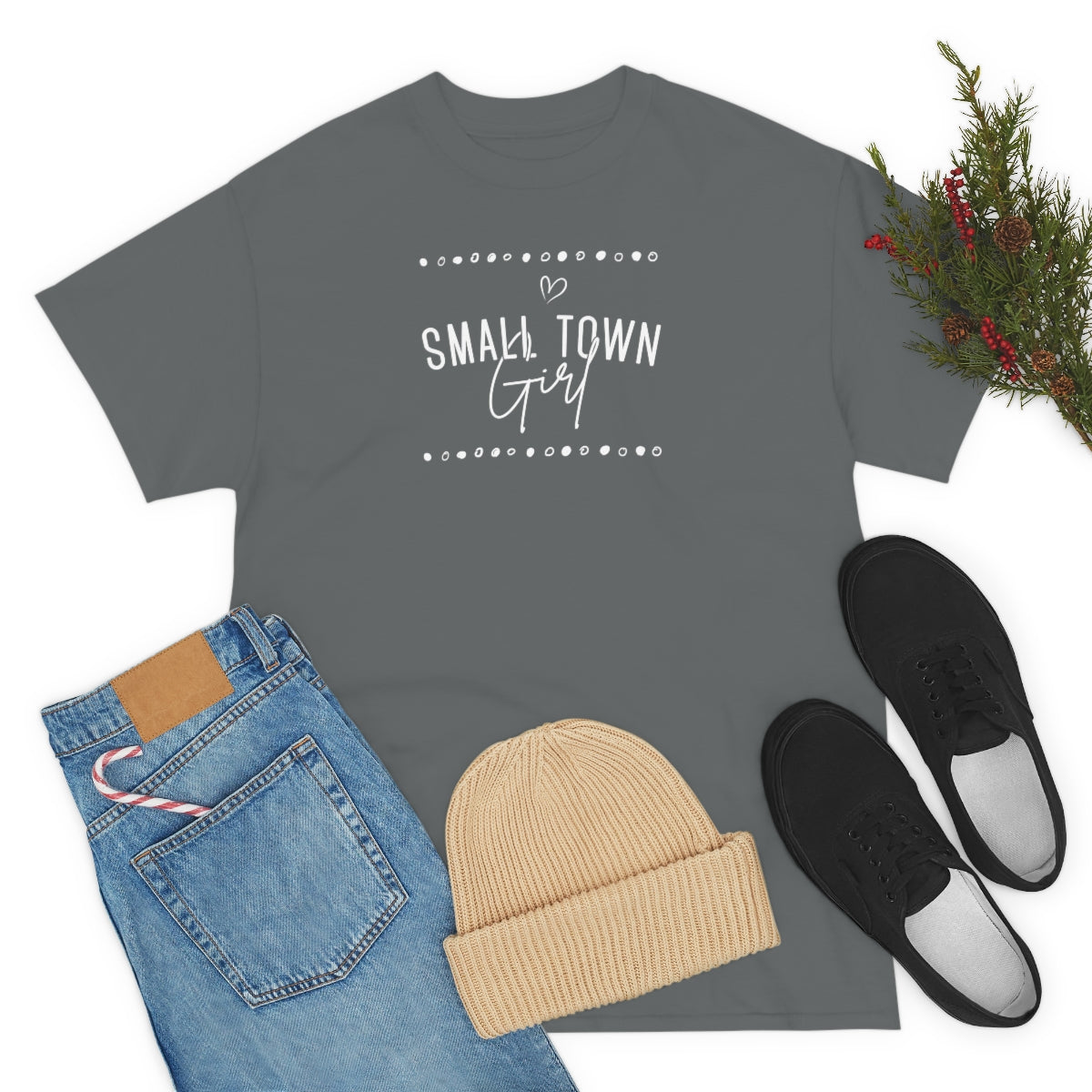 "Small Town Girl" Unisex Heavy Cotton Tee