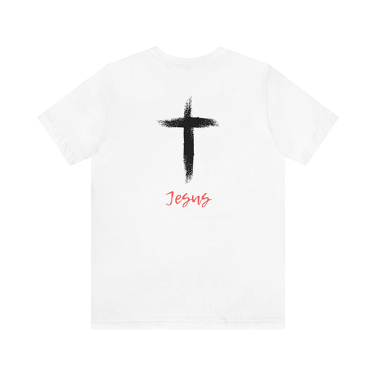 Jesus Cross Unisex Jersey Short Sleeve Tee