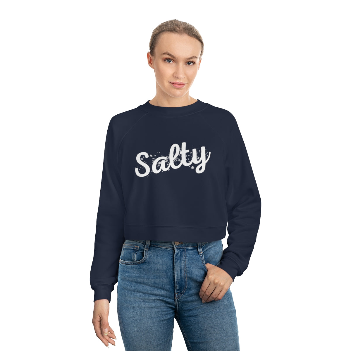 "Salty" Women's Cropped Fleece Pullover