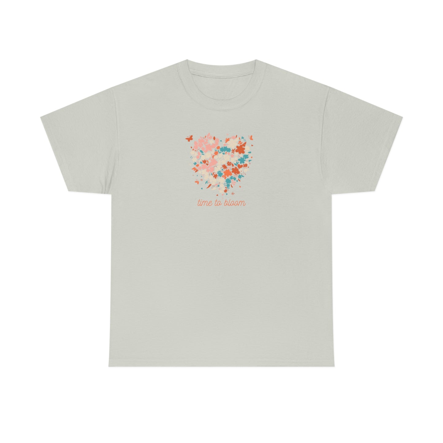 "Time to Bloom" Unisex Heavy Cotton Tee