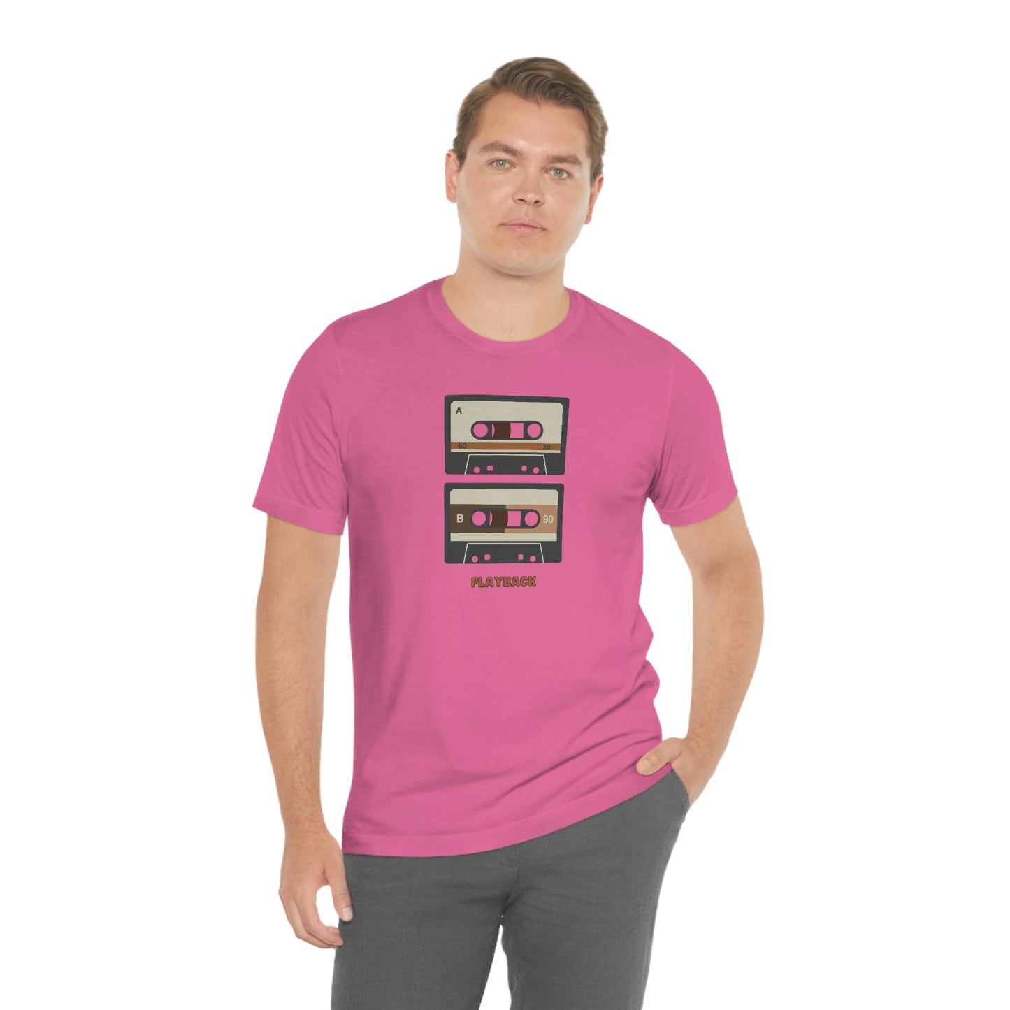 "Playback" Unisex Jersey Short Sleeve Tee