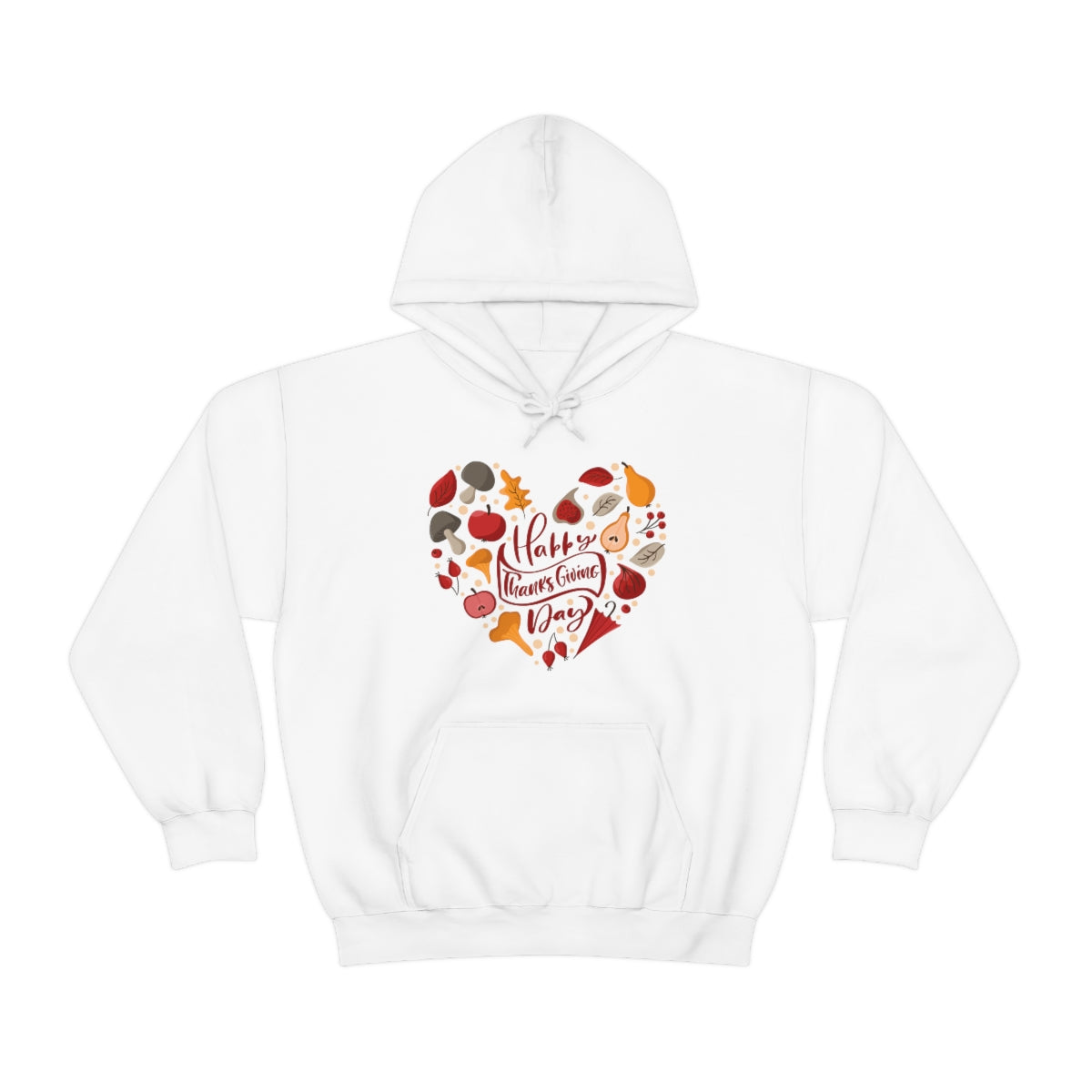 Happy Thanksgiving Day Unisex Heavy Blend™ Hooded Sweatshirt