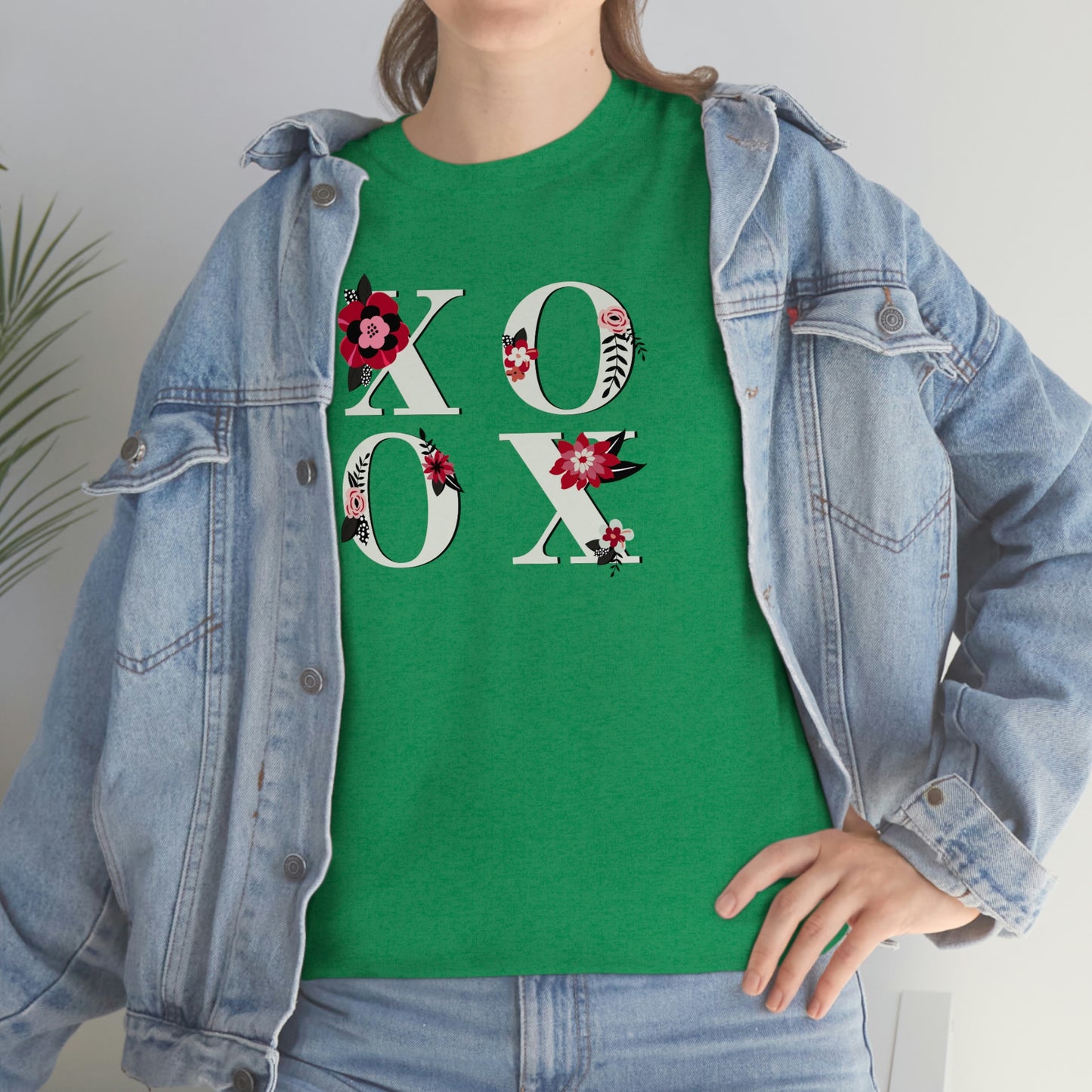 "XO OX" Unisex Heavy Cotton Tee