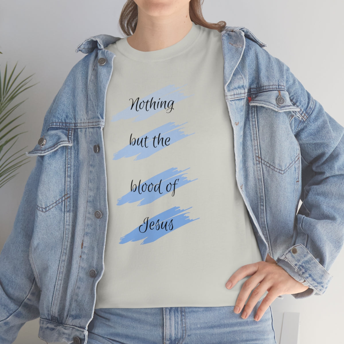 "Nothing But the Blood" Unisex Heavy Cotton Tee
