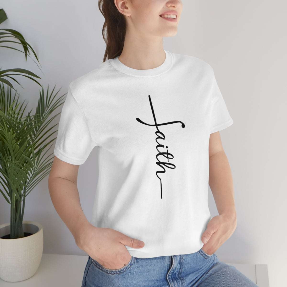 "Faith" Unisex Jersey Short Sleeve Tee