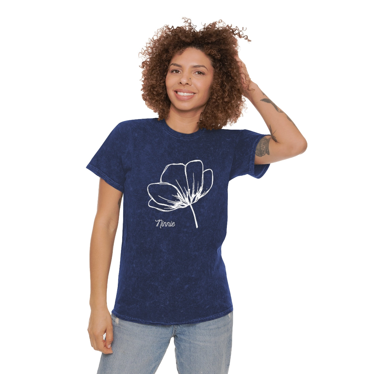 "Ninnie" Unisex Mineral Wash T-Shirt