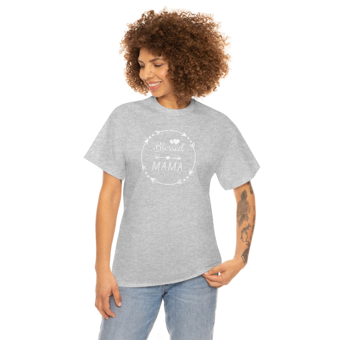 "Blessed Mama" Unisex Heavy Cotton Tee