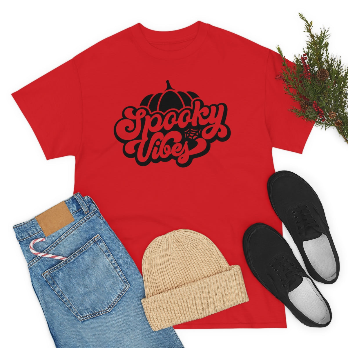 "Spooky Vibes" Unisex Heavy Cotton Tee