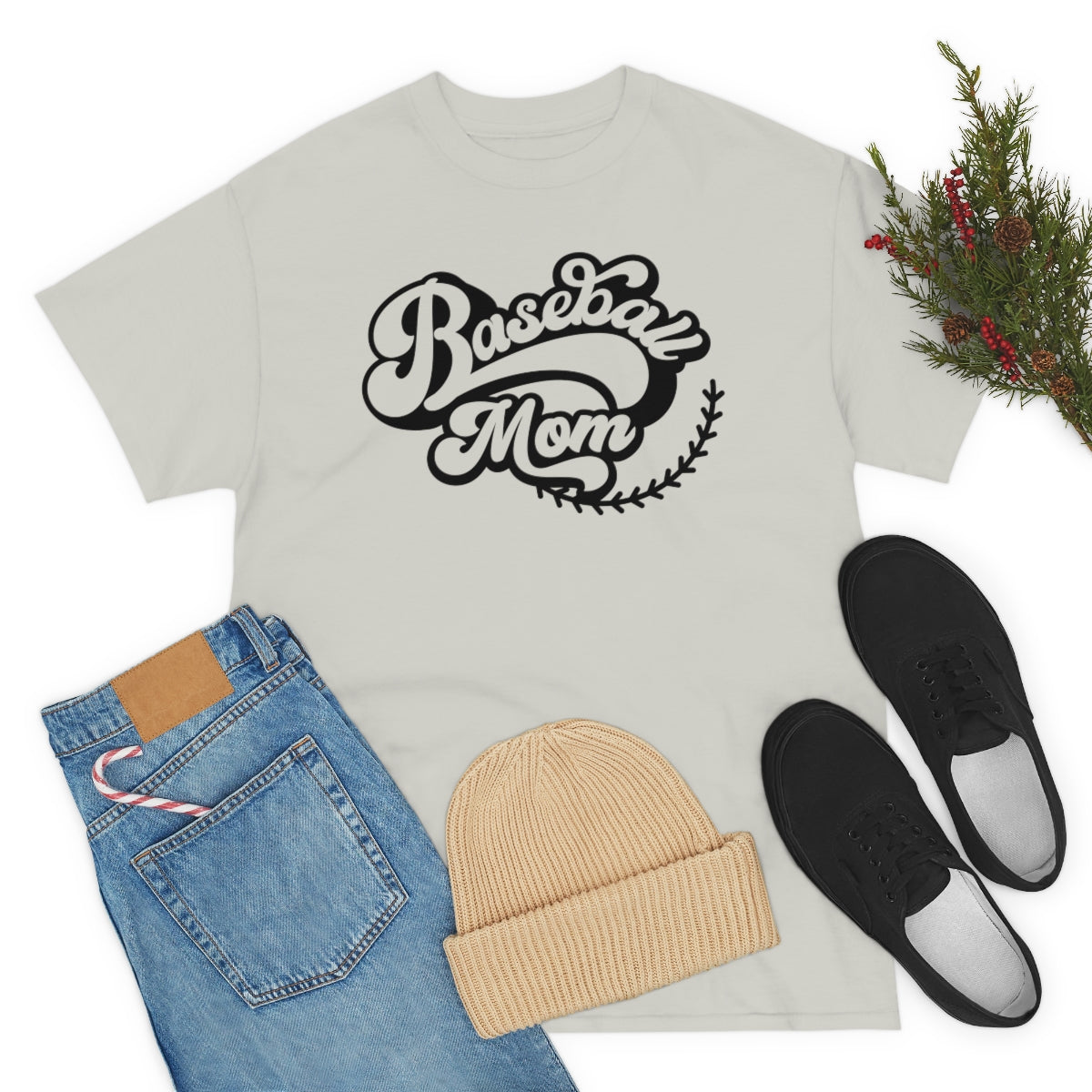 "Baseball Mom" Unisex Heavy Cotton Tee