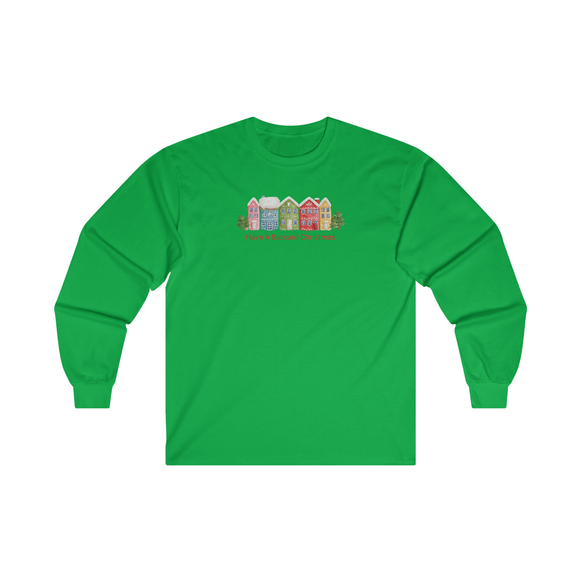 "Have A Blessed Christmas" Ultra Cotton Long Sleeve Tee