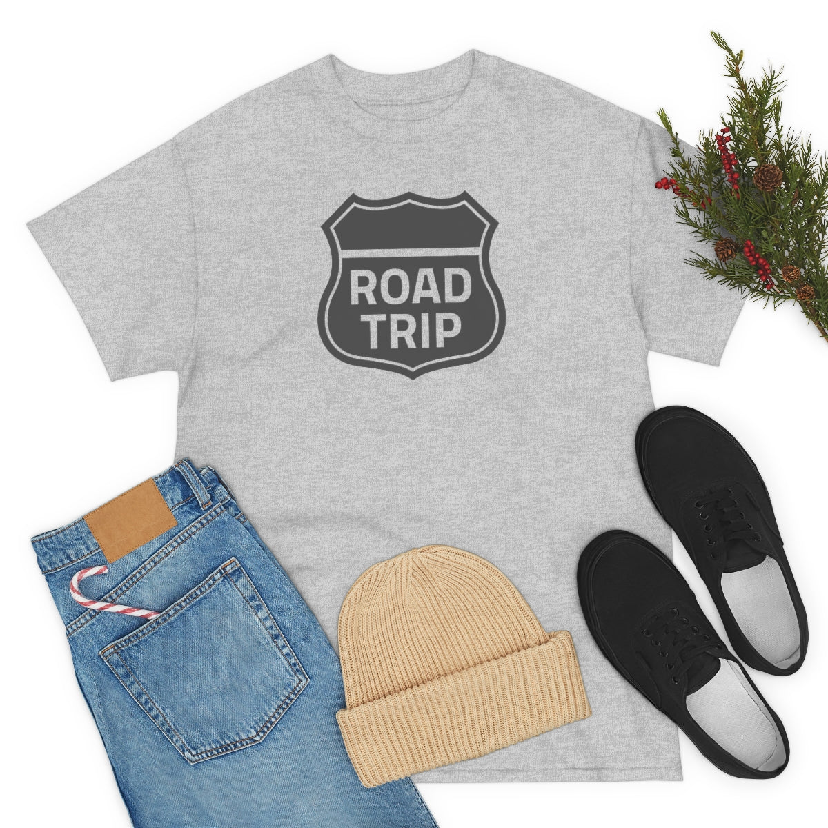 "Road Trip" Unisex Heavy Cotton Tee