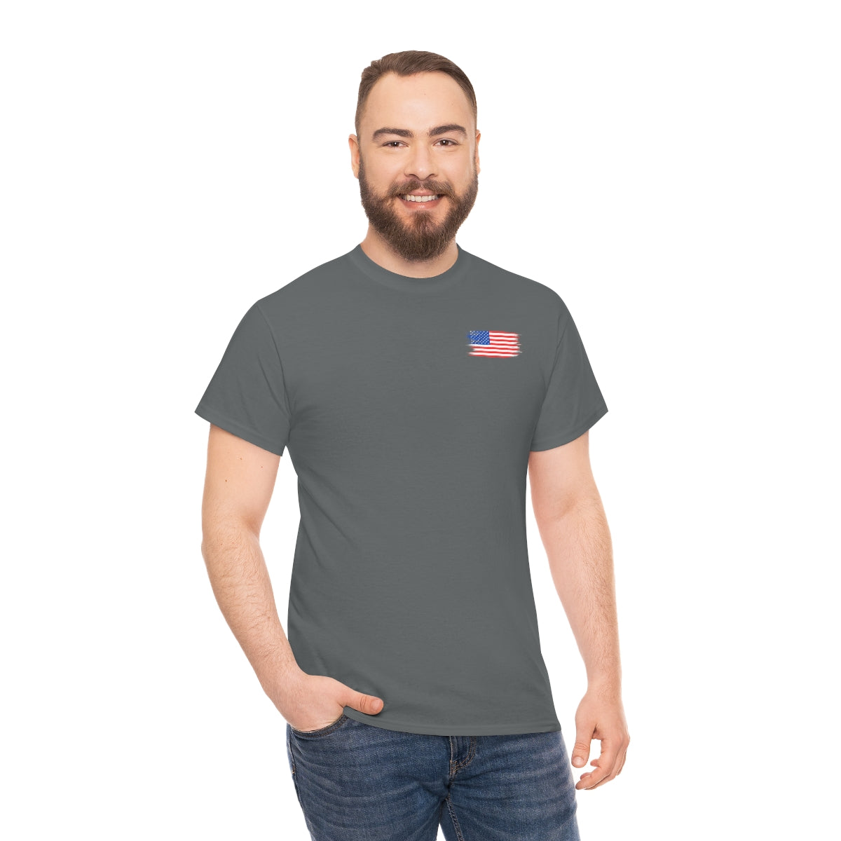 "Bald Eagle USA" Unisex Heavy Cotton Tee