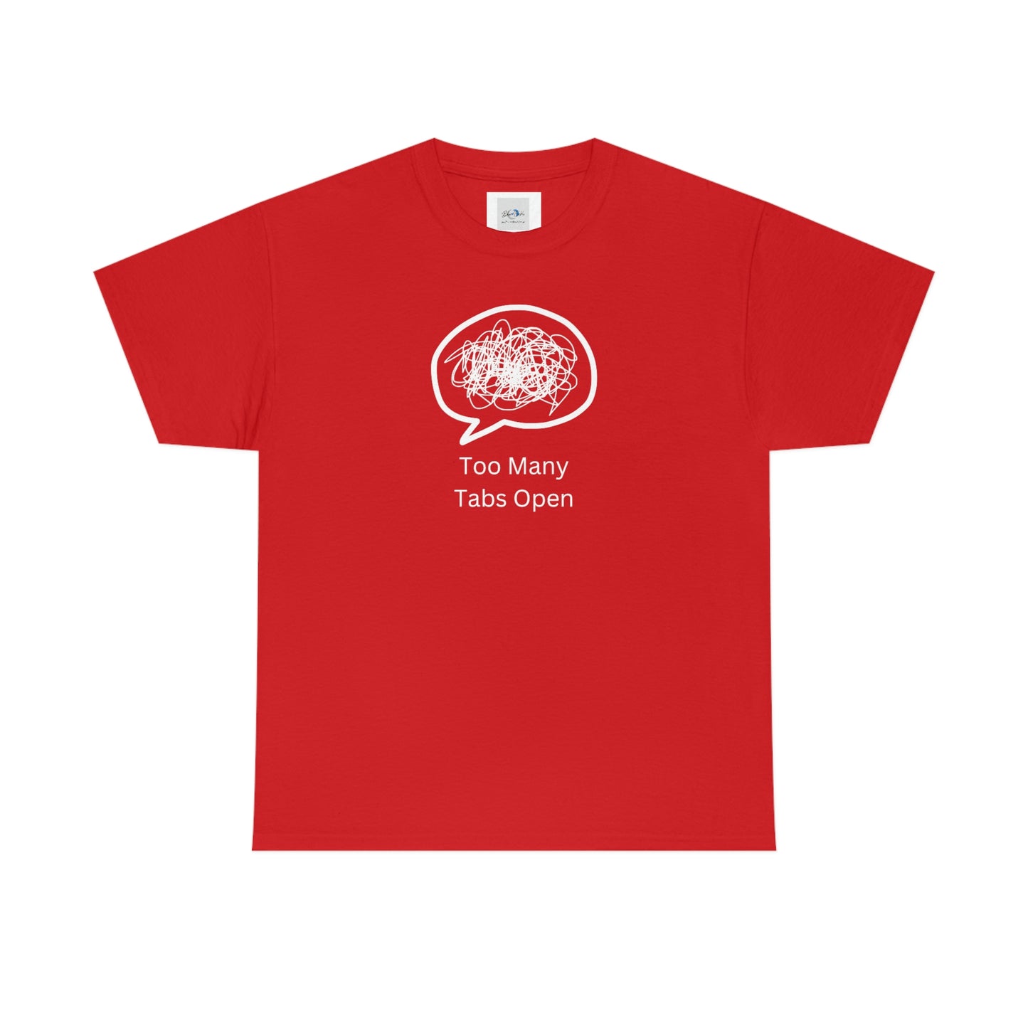 "Too Many Tabs Open" Unisex Heavy Cotton Tee