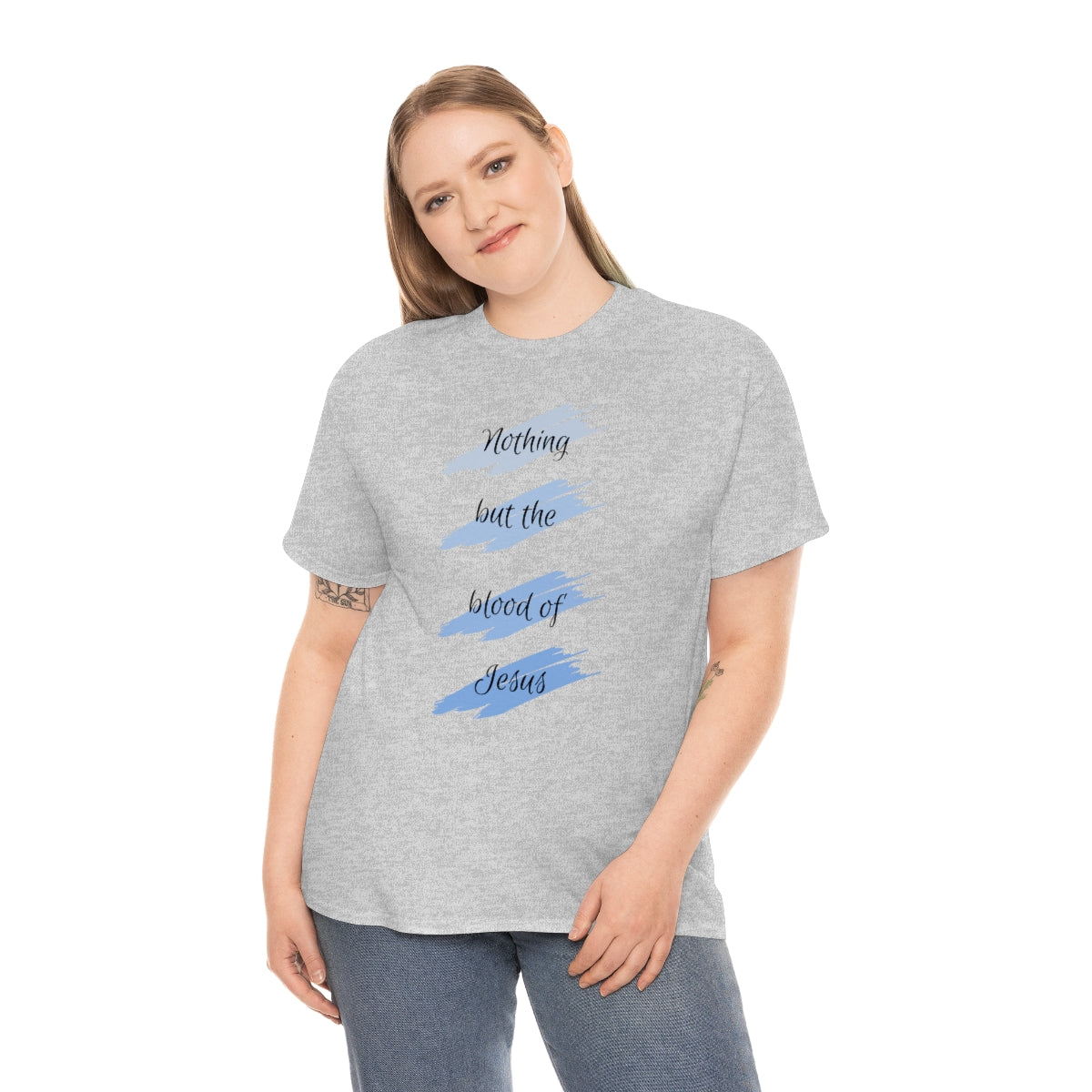 "Nothing But the Blood" Unisex Heavy Cotton Tee