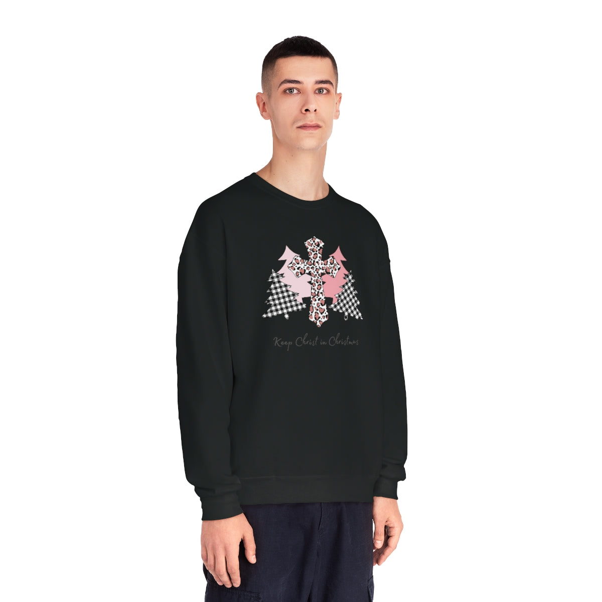 "Keep Christ in Christmas" Unisex NuBlend® Crewneck Sweatshirt