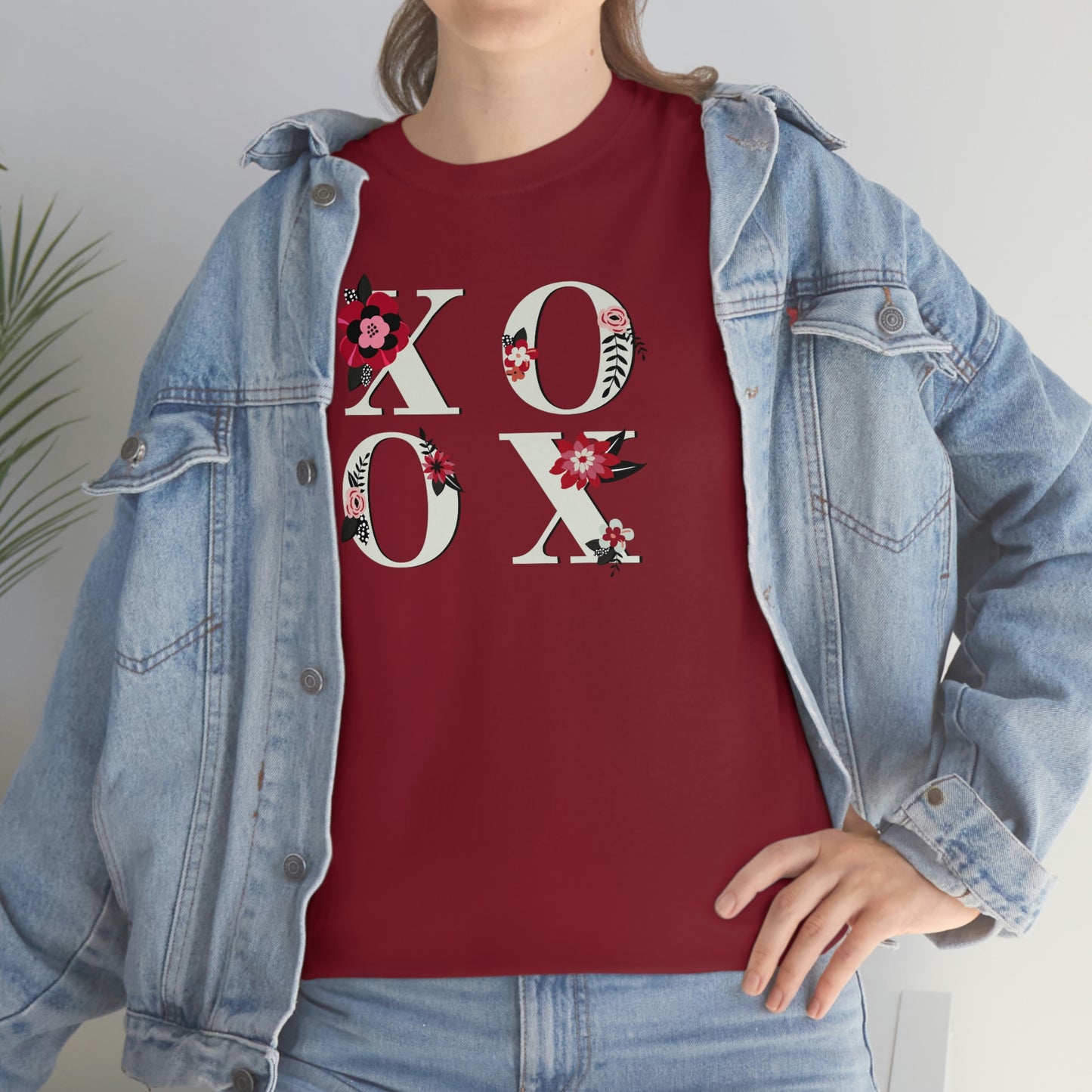 "XO OX" Unisex Heavy Cotton Tee