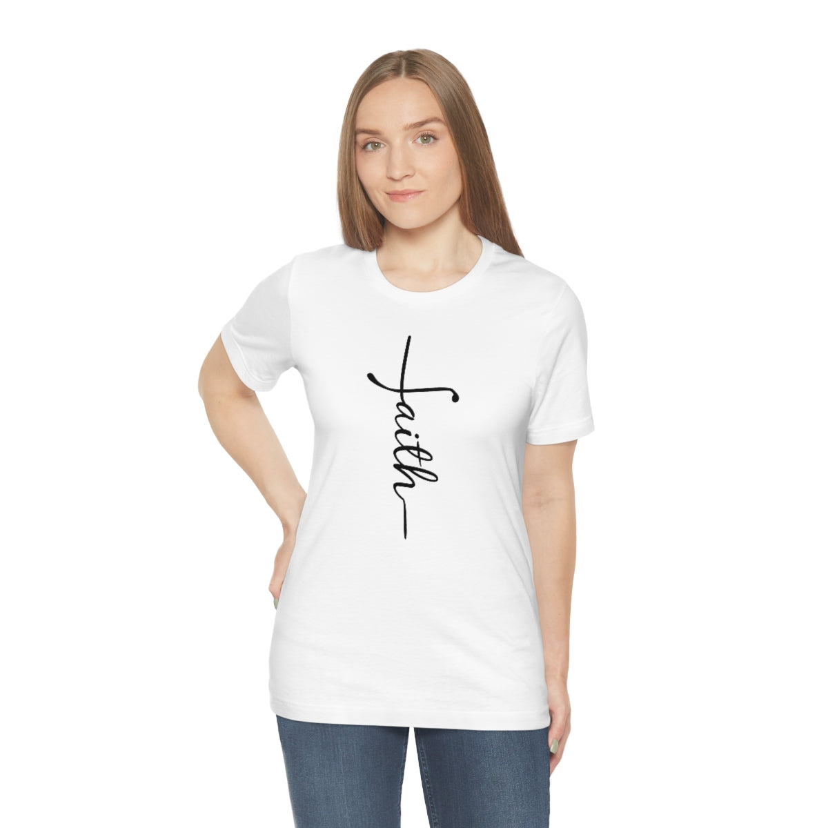 "Faith" Unisex Jersey Short Sleeve Tee