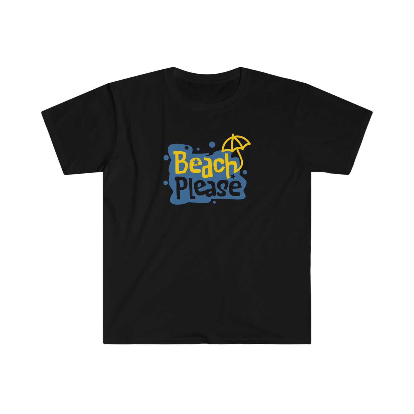 "Beach Please" Unisex Softstyle T-Shirt