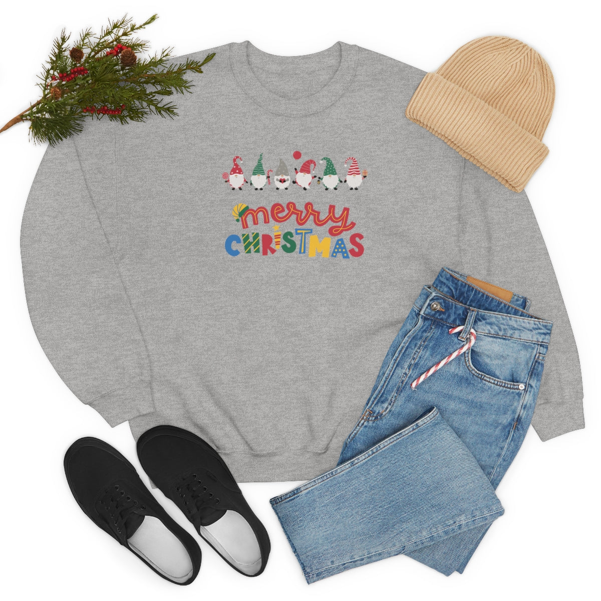 "Merry Christmas" Unisex Heavy Blend™ Crewneck Sweatshirt